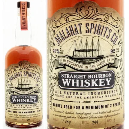Malahat Spirits Straight Bourbon Whiskey 750Ml