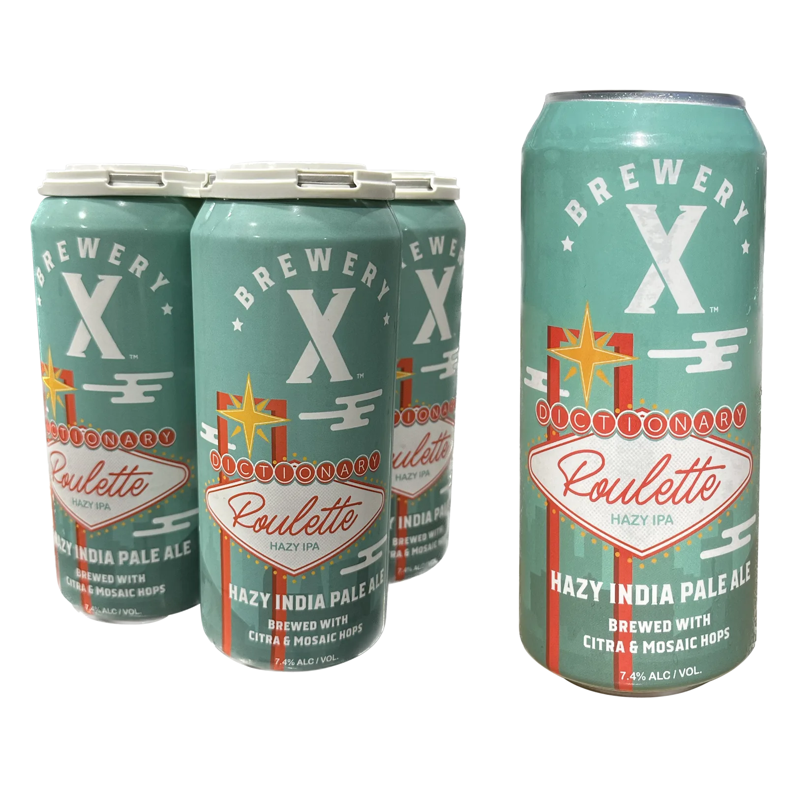 Brewery X Dictionary Roulette Hazy IPA 4pk 16oz Can