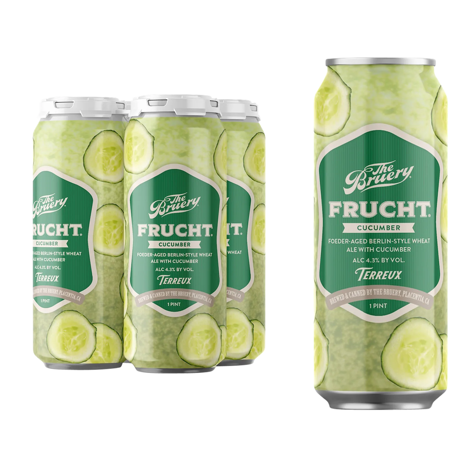 The Bruery Frucht Series - Cucumber 4pk 16oz Can