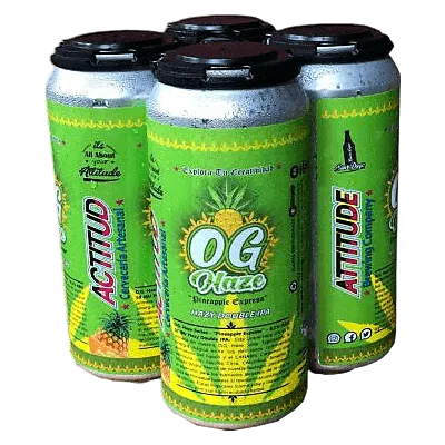 Attitude Brewing OG Haze Pineapple Express Double IPA 4pk 16oz Can