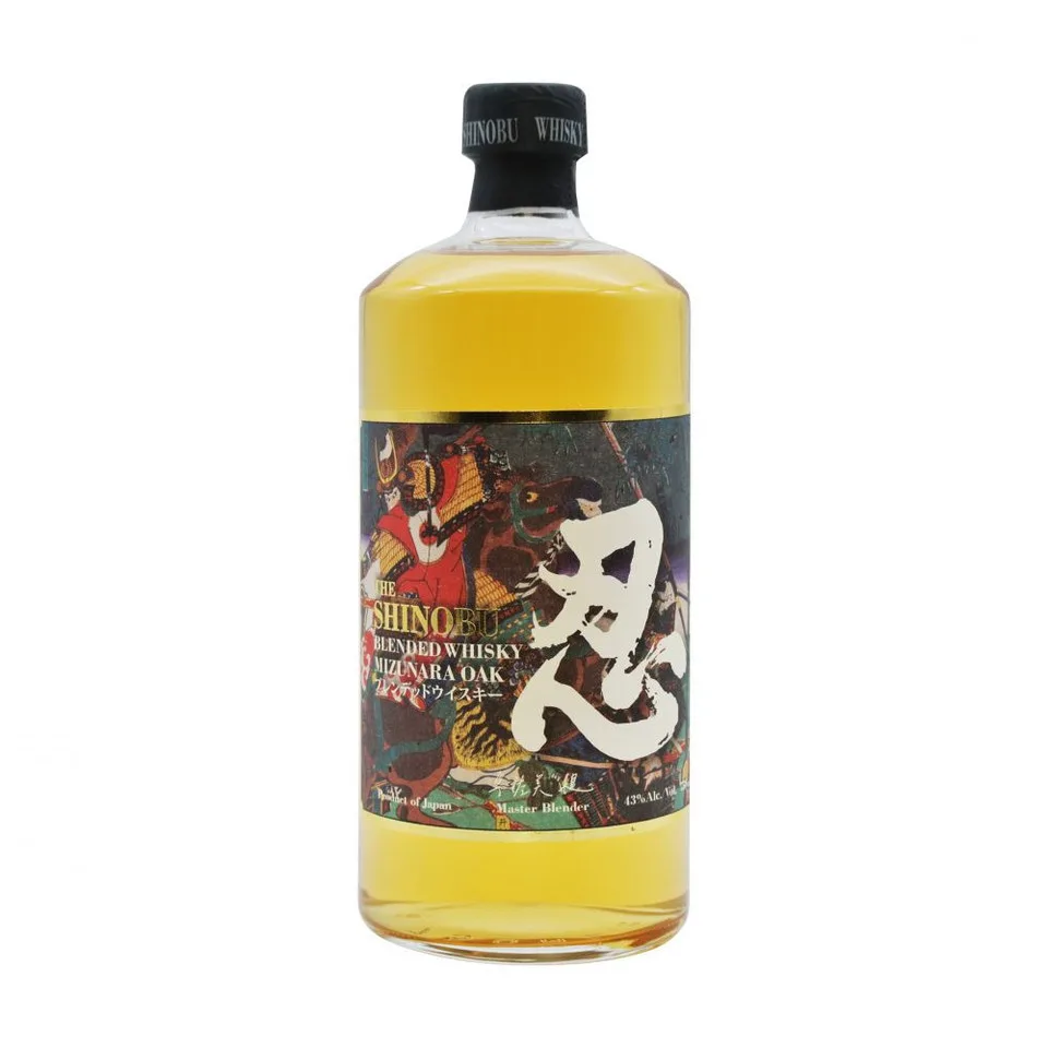 Shinobu Mizunara Oak Finish Blended Japanese Whisky 750Ml
