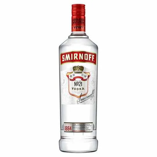 Smirnoff Red Label Vodka, 1L *