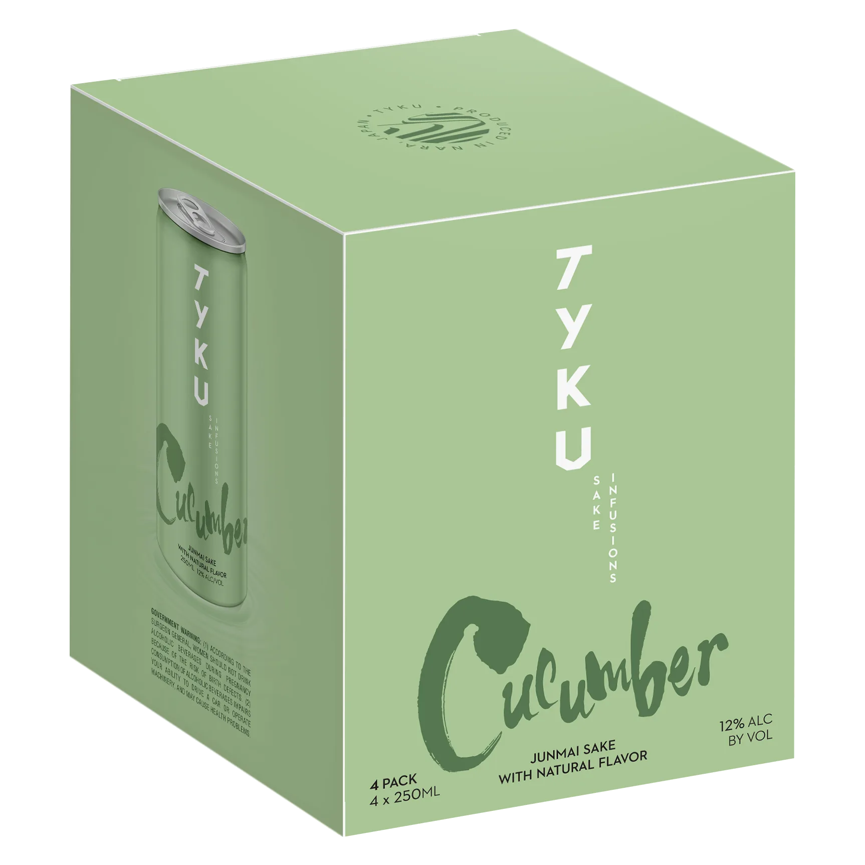 Ty Ku Cucumber Sake 4 Pack 4pk
