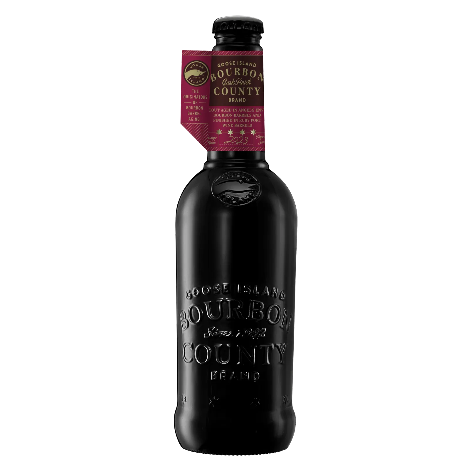 Goose Island Bourbon County Two Year Cask Finish Angels Envy 2023 16.9oz Btl 17% ABV