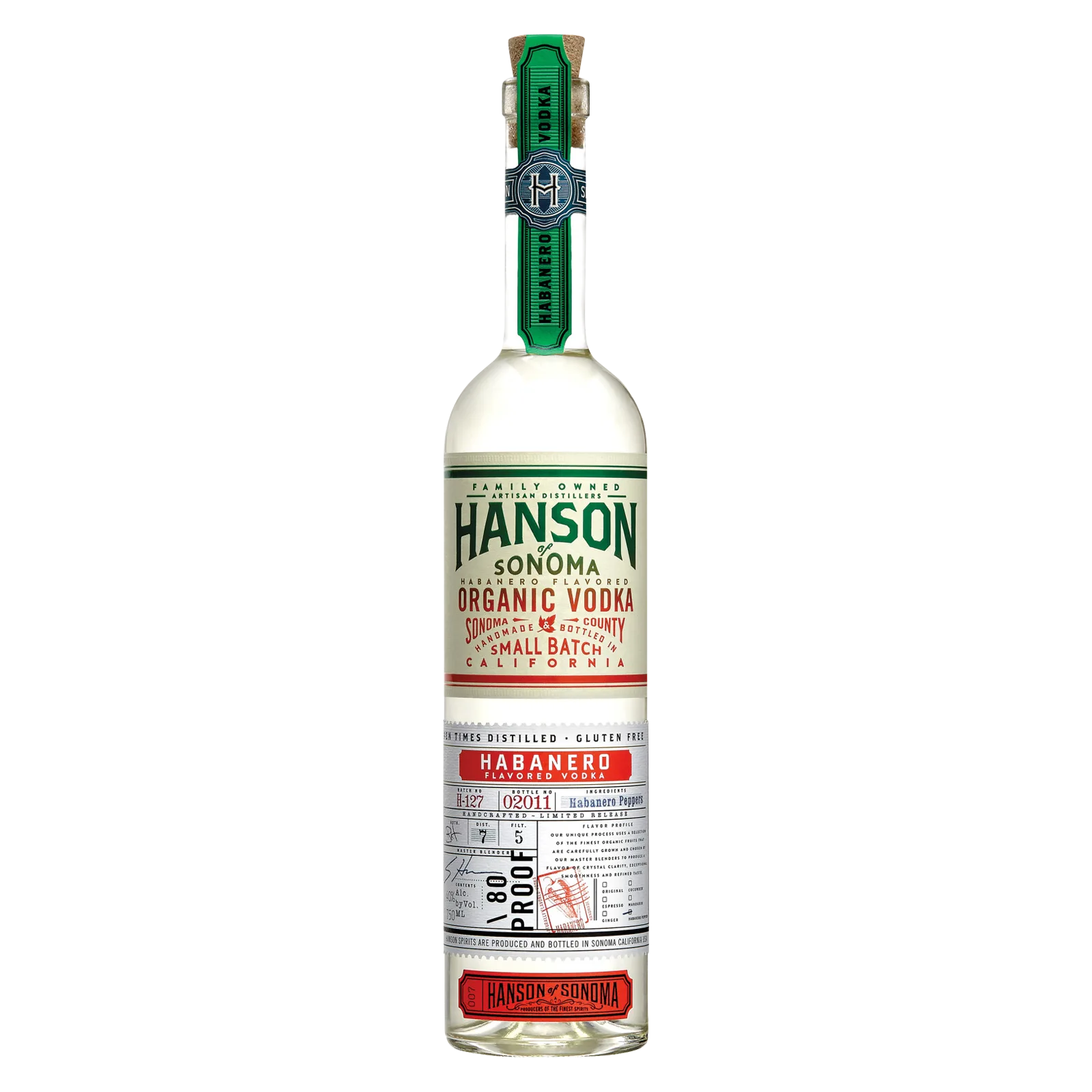 Hanson Organic Habanero Vodka