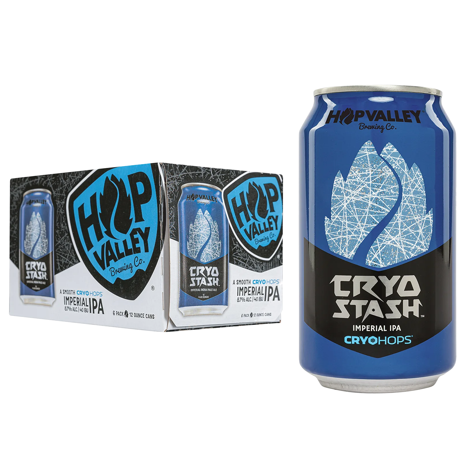 Hop Valley Cryo Stash Imperial IPA Single Can 8.7% ABV
