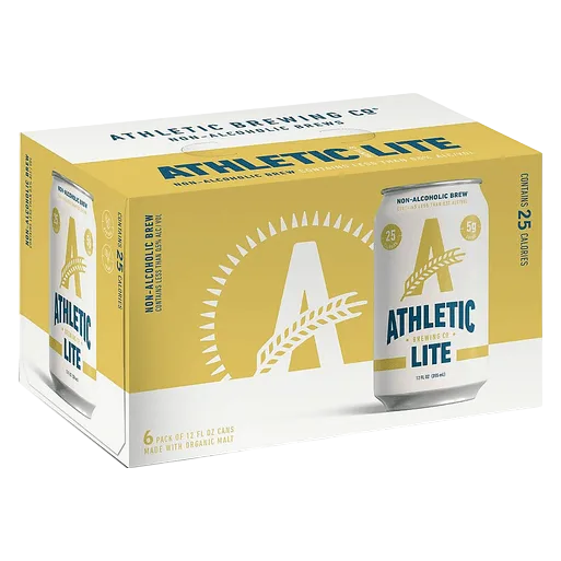 Athletic Lite Non-Alcoholic 6pk 12oz Can 0.0% ABV