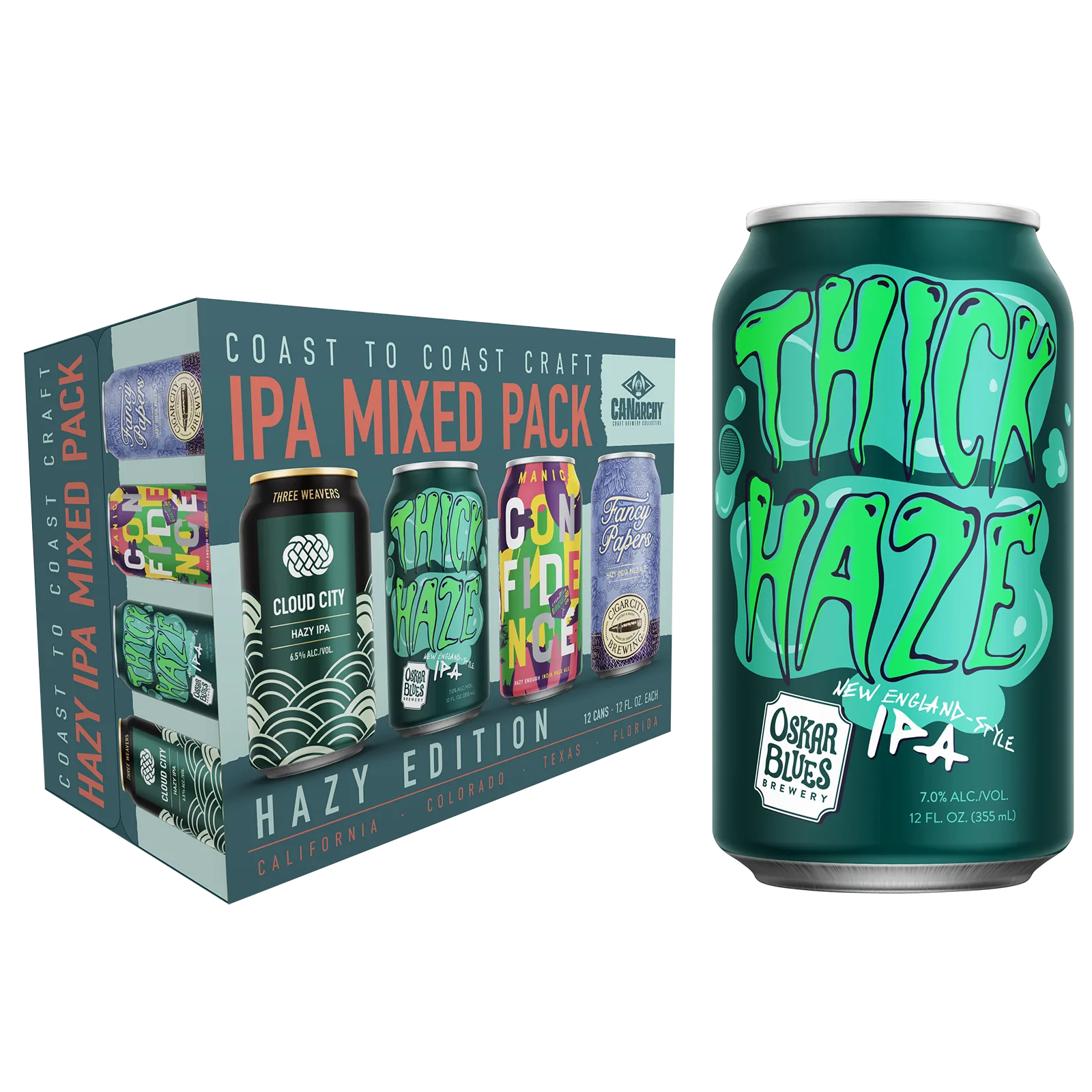 CANarchy IPA Variety 12pk can Varied ABV