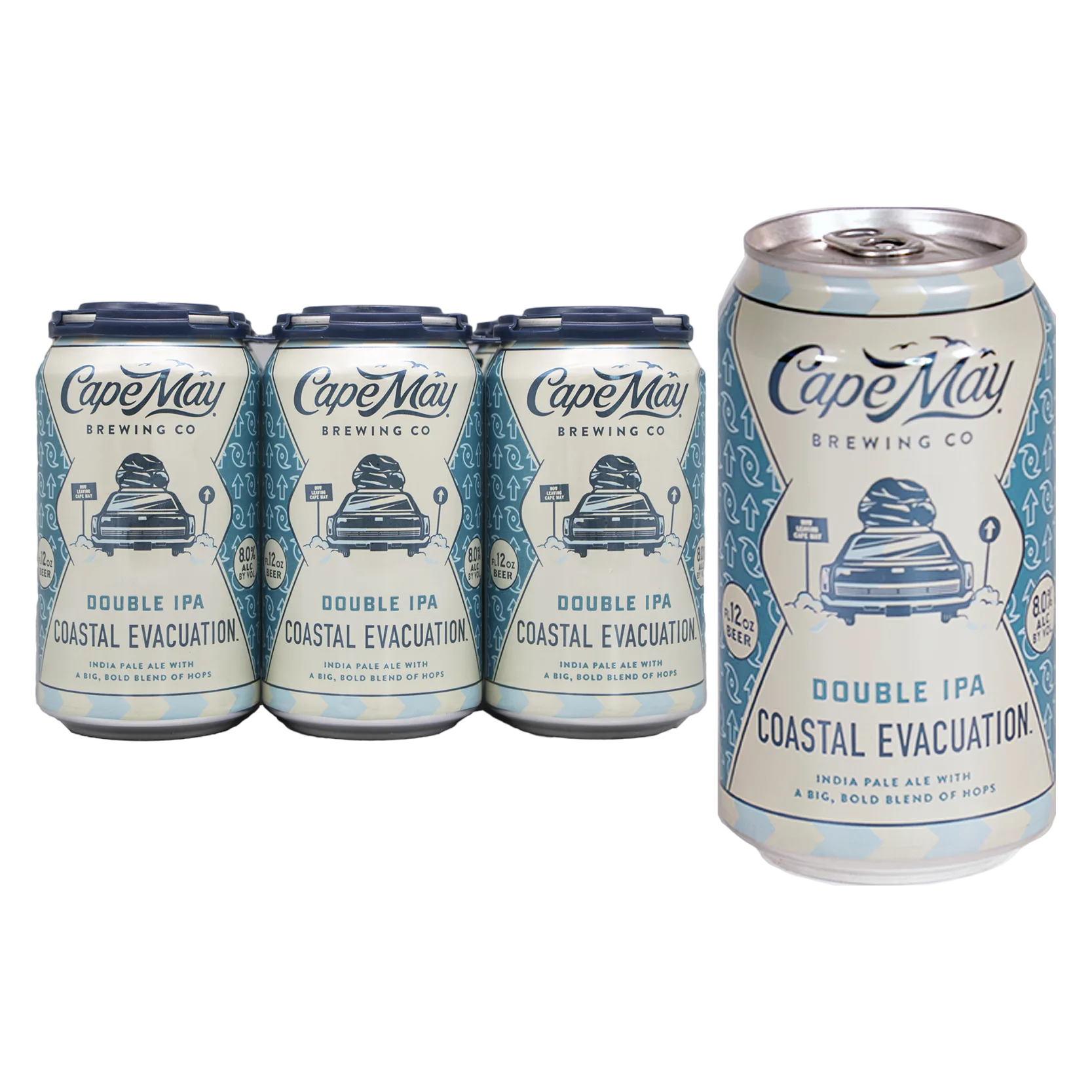 Cape May Brewery Coastal Evacuation 6pk Can 8.0% ABV
