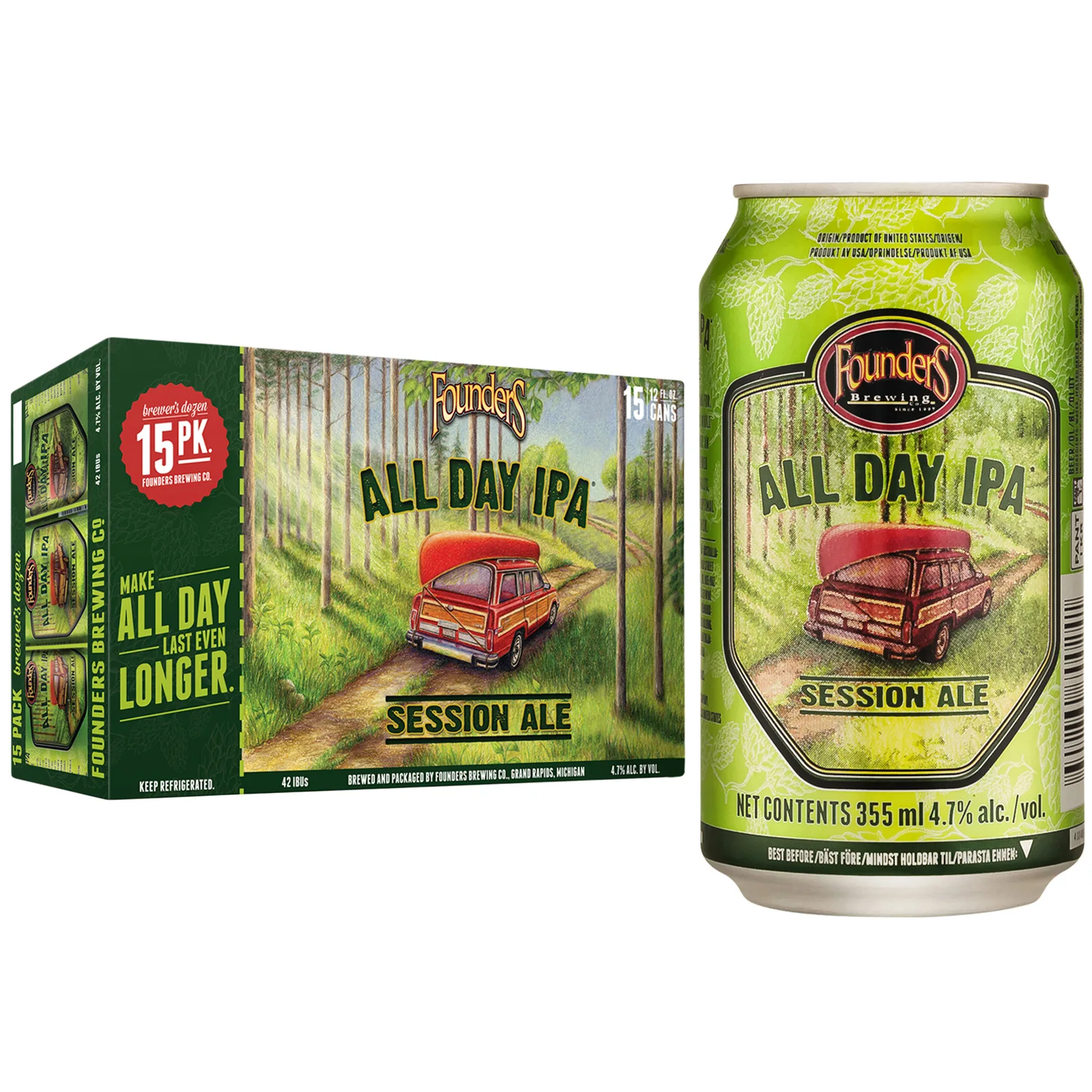 Do Not Use DNU Founders All Day IPA 15 Pack Cans See 4700