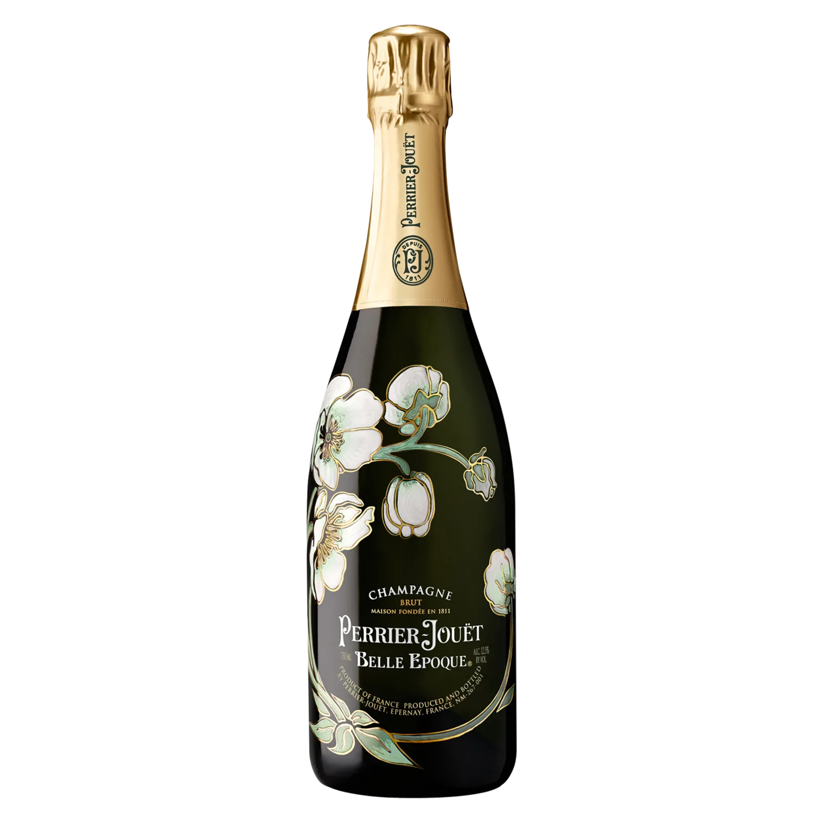 Perrier-Jouet Champagne Gift w/ Two Flutes