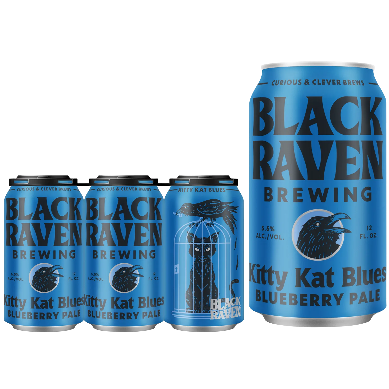 Black Raven Kitty Kat Blue Pale Ale 6pk Can