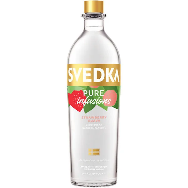 Svedka Pure Infusions Strawberry Guava Flavored Vodka 750Ml