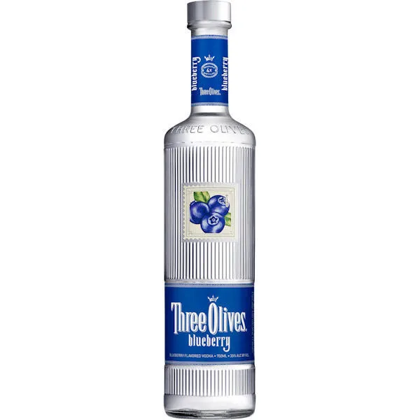 Three Olives Blueberry Vodka 750Ml