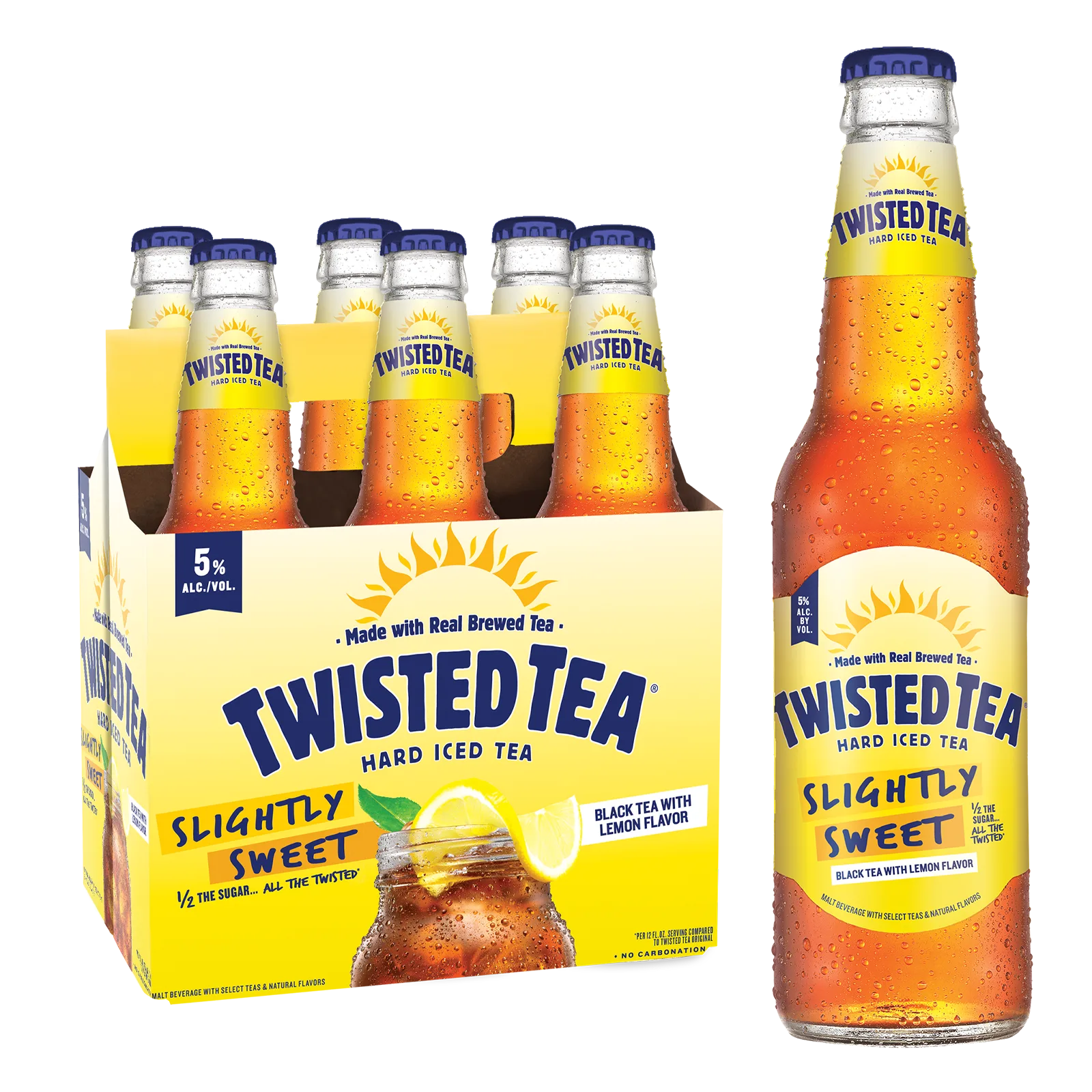 Twisted Tea Slightly Sweet 6pk 12oz Btl 5.0% ABV
