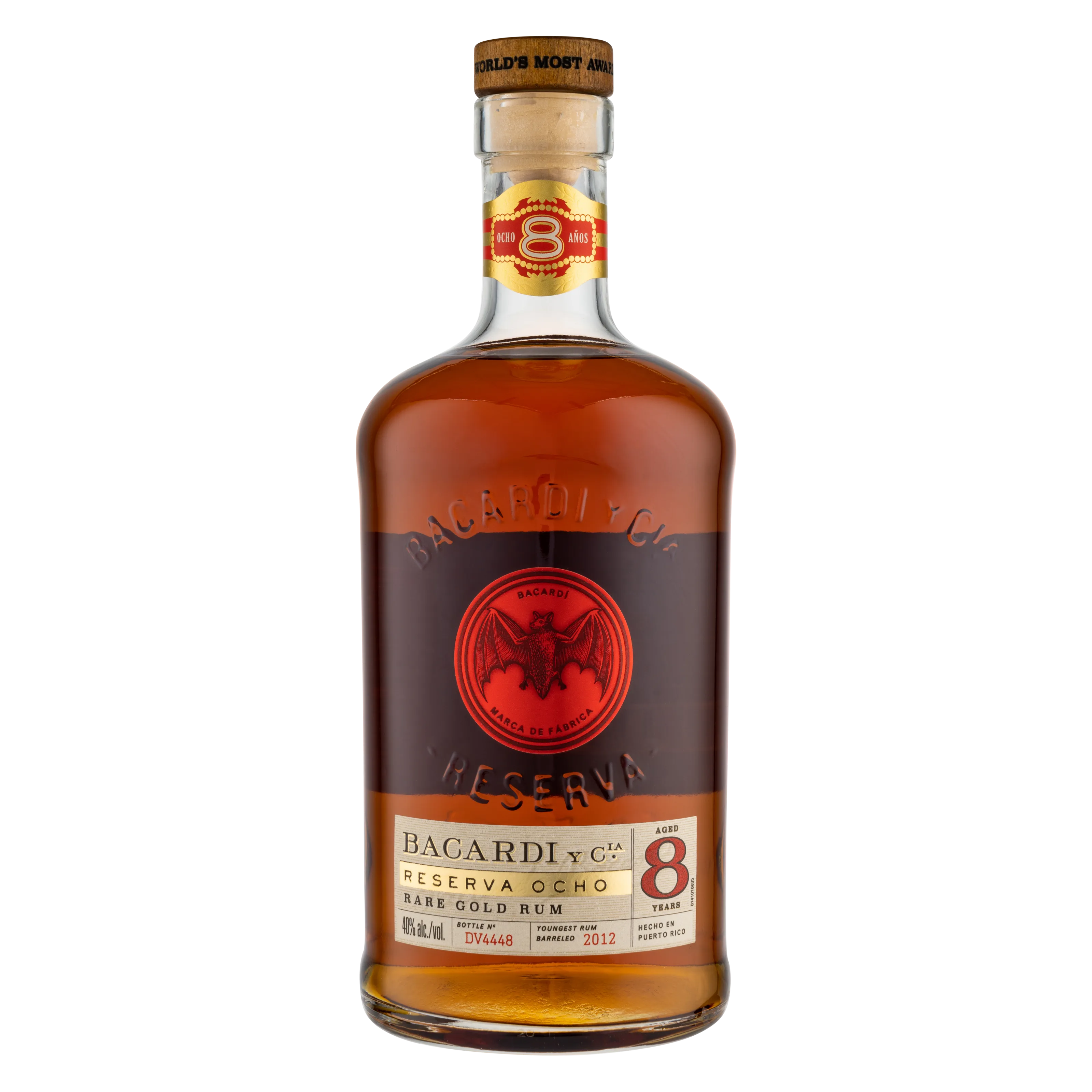 Bacardi Rum Gold Reserva Ocho