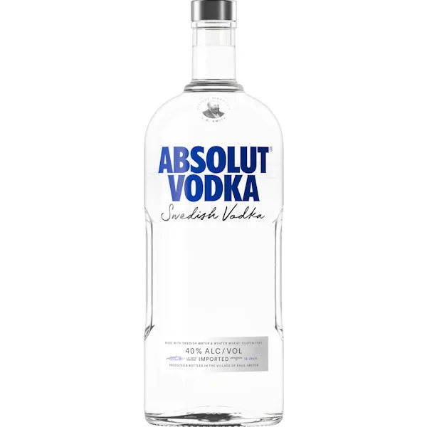 Absolut Swedish Grain Vodka 1 75L