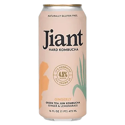 Jiant Hard Kombucha Gingerly Single 16oz Can