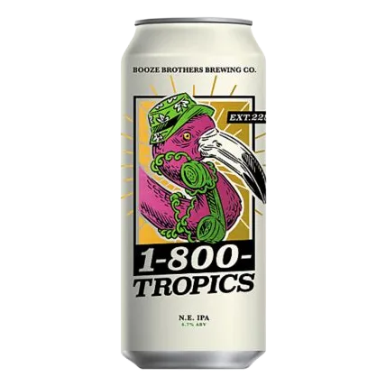 Booze Brothers 1-800-Tropics Ext. 228 New England IPA (4PKC