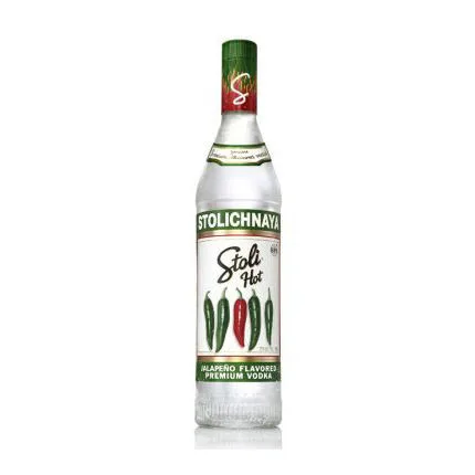 Stolichnaya Hot Jalapeno Flavored Russian Vodka 750Ml