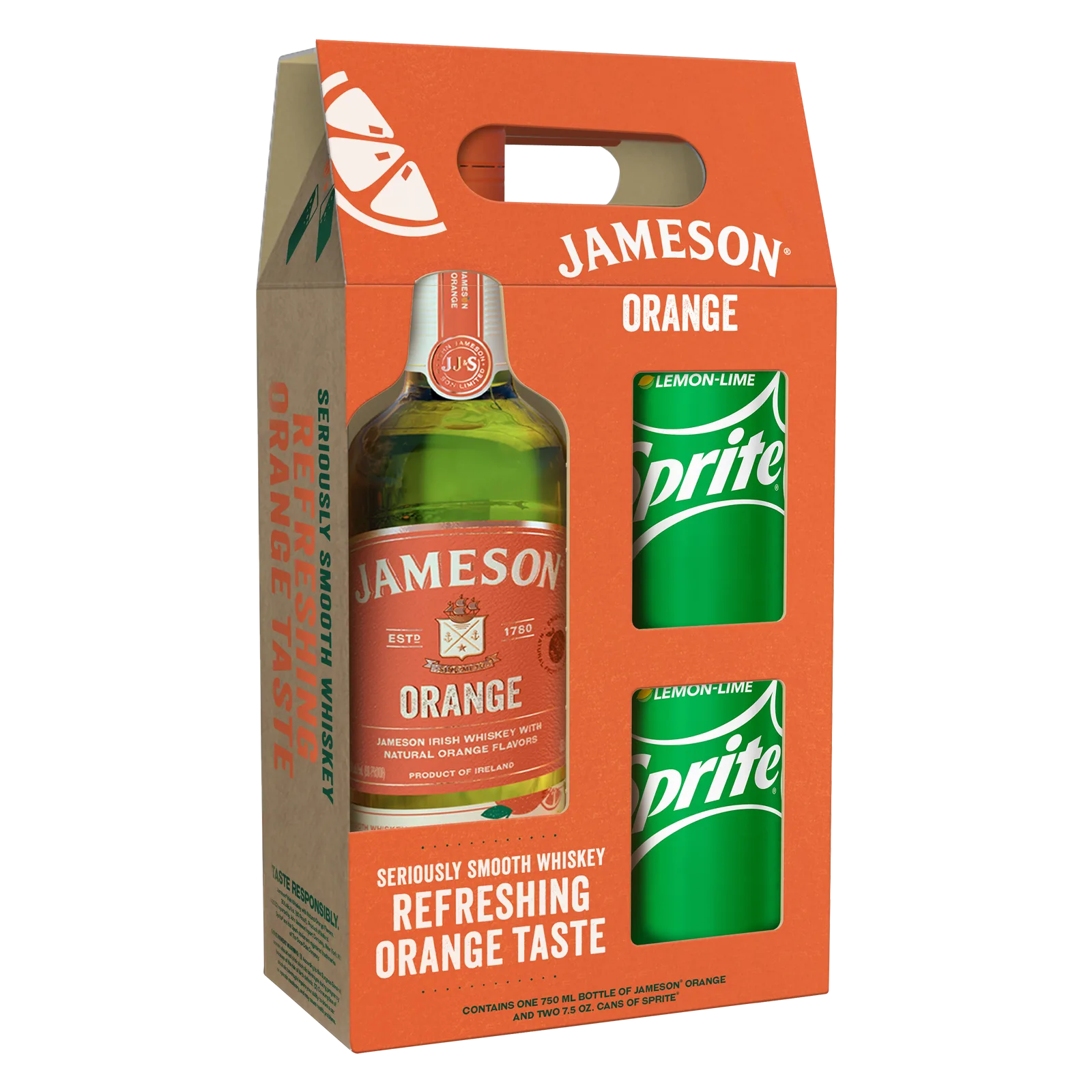Jameson Orange Whiskey with Sprite Bundle
