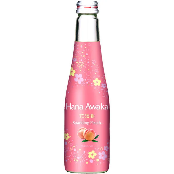 Ozeki Hana Awaka Sparkling Peach Sake 250Ml