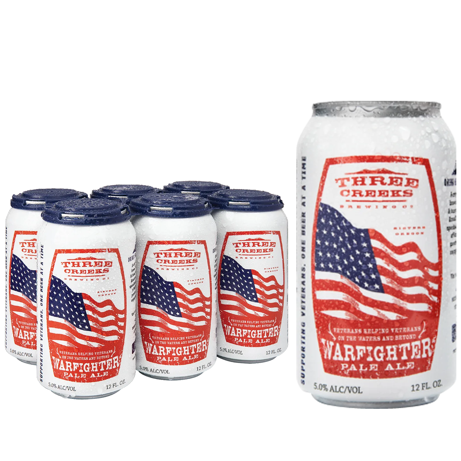 Three Creeks Brewing Warfighter Pale 6pk Can 5% ABV
