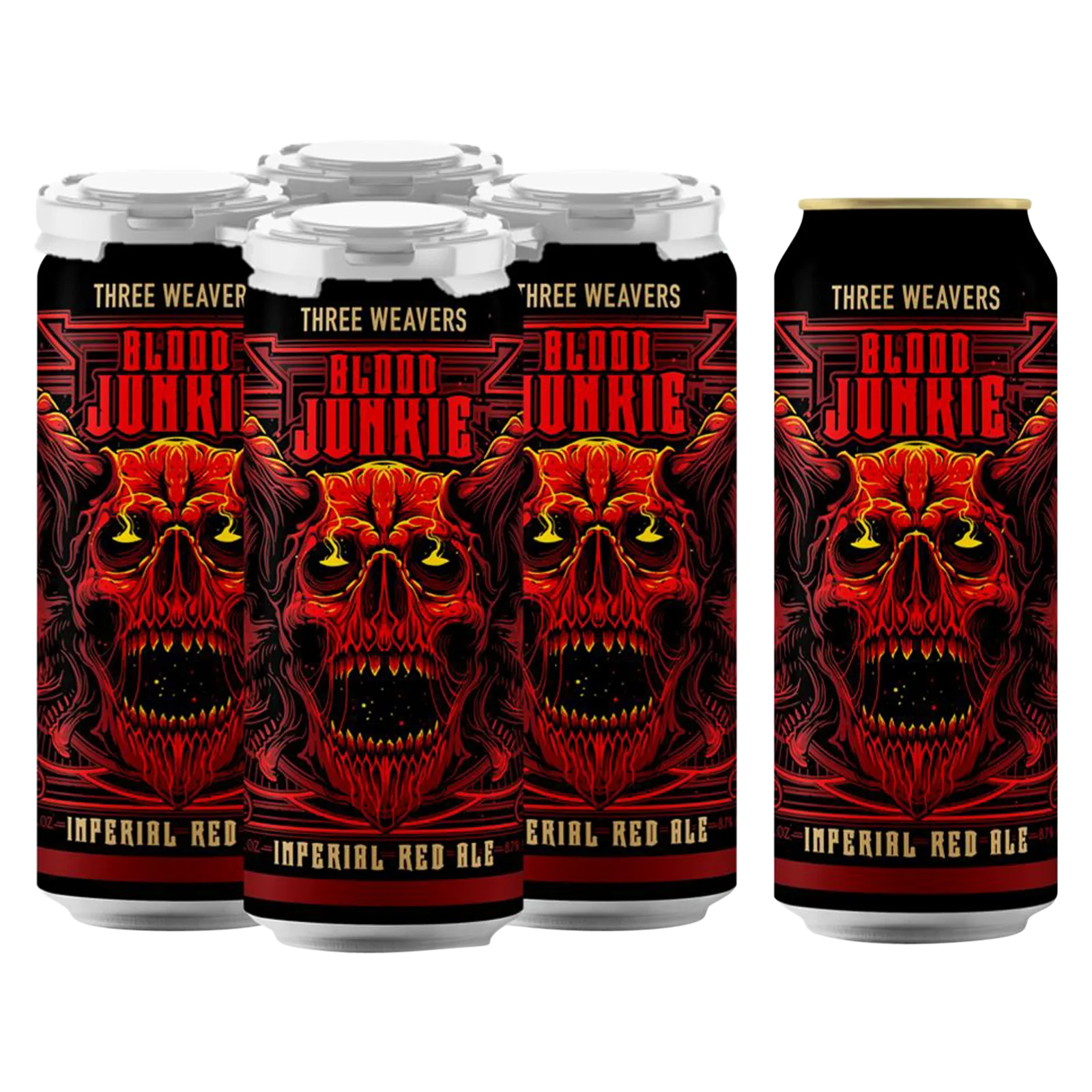 Three Weavers Blood Junkie Imperial Red Ale (4PKC