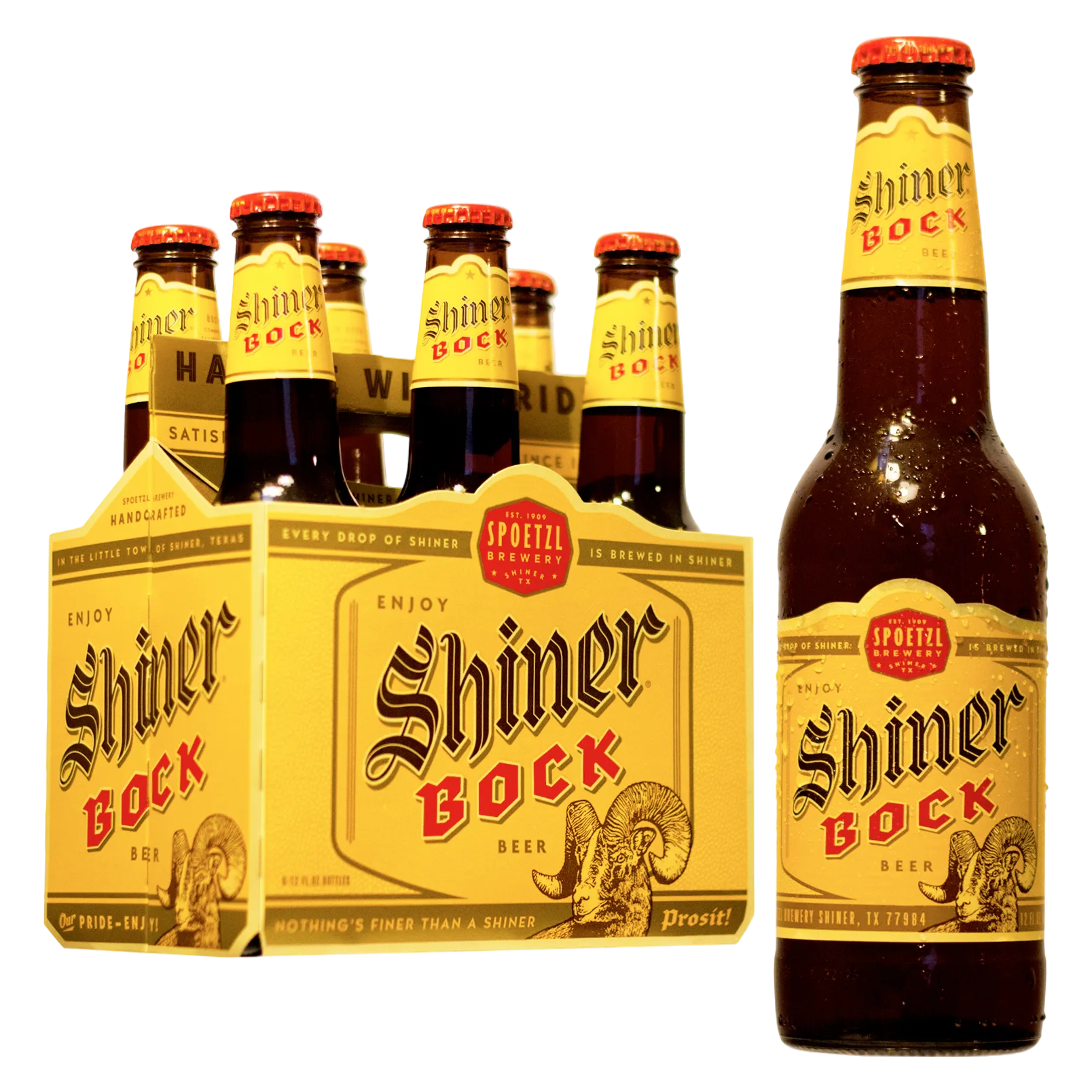 Shiner Bock 6pk Btl 4.4% ABV