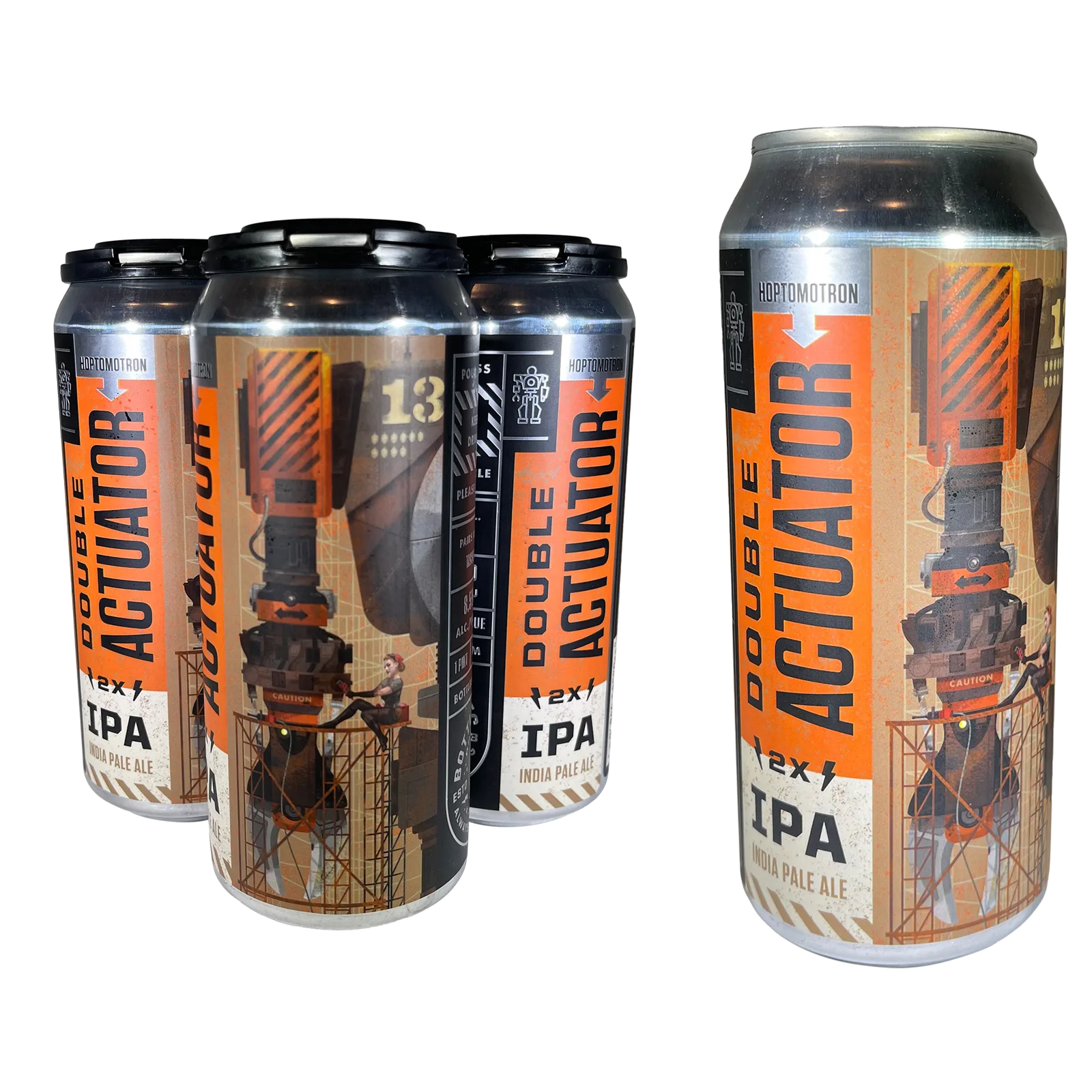 Logic Brewing Double Actuator Double IPA 4pk 16oz Can