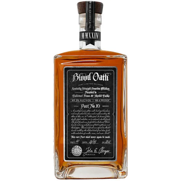 Blood Oath Pact 10 Kentucky Straight Bourbon Whiskey 750Ml