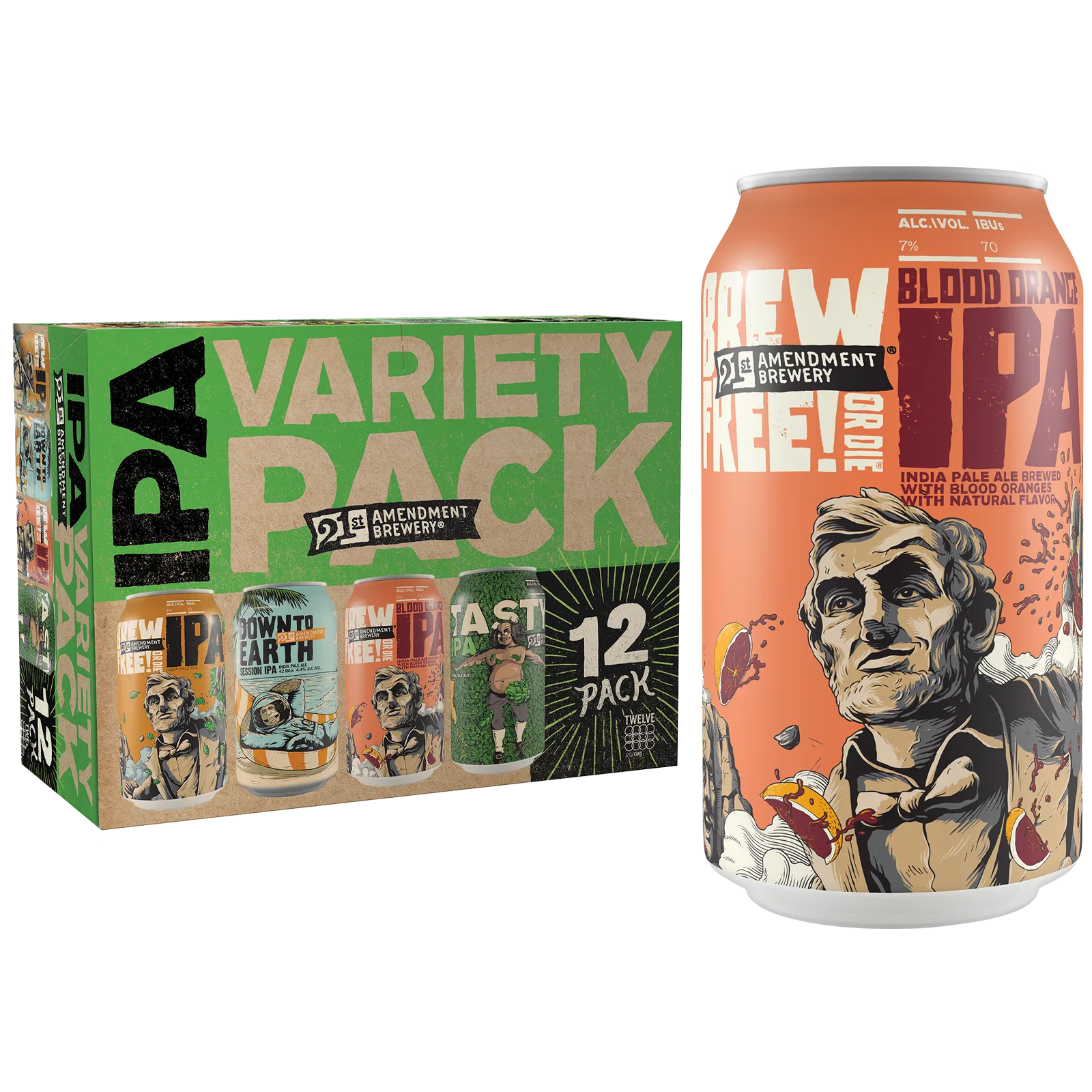 21st Amendment HOP Variety Pack 12pk Can