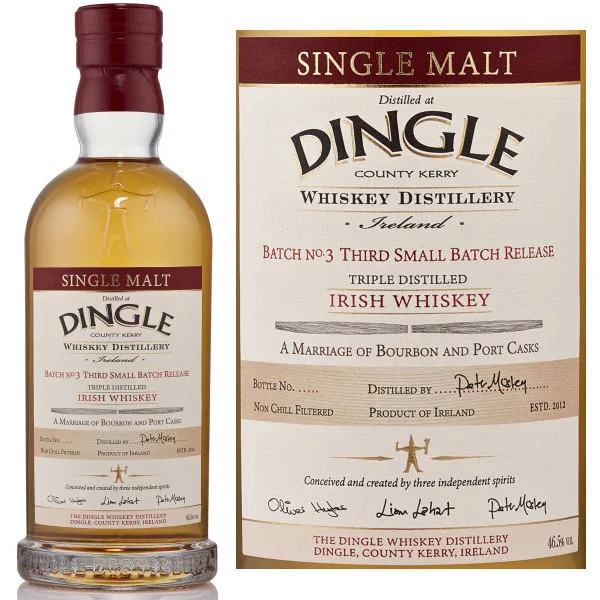 Dingle Batch No3 Single Malt Irish Whiskey 750Ml