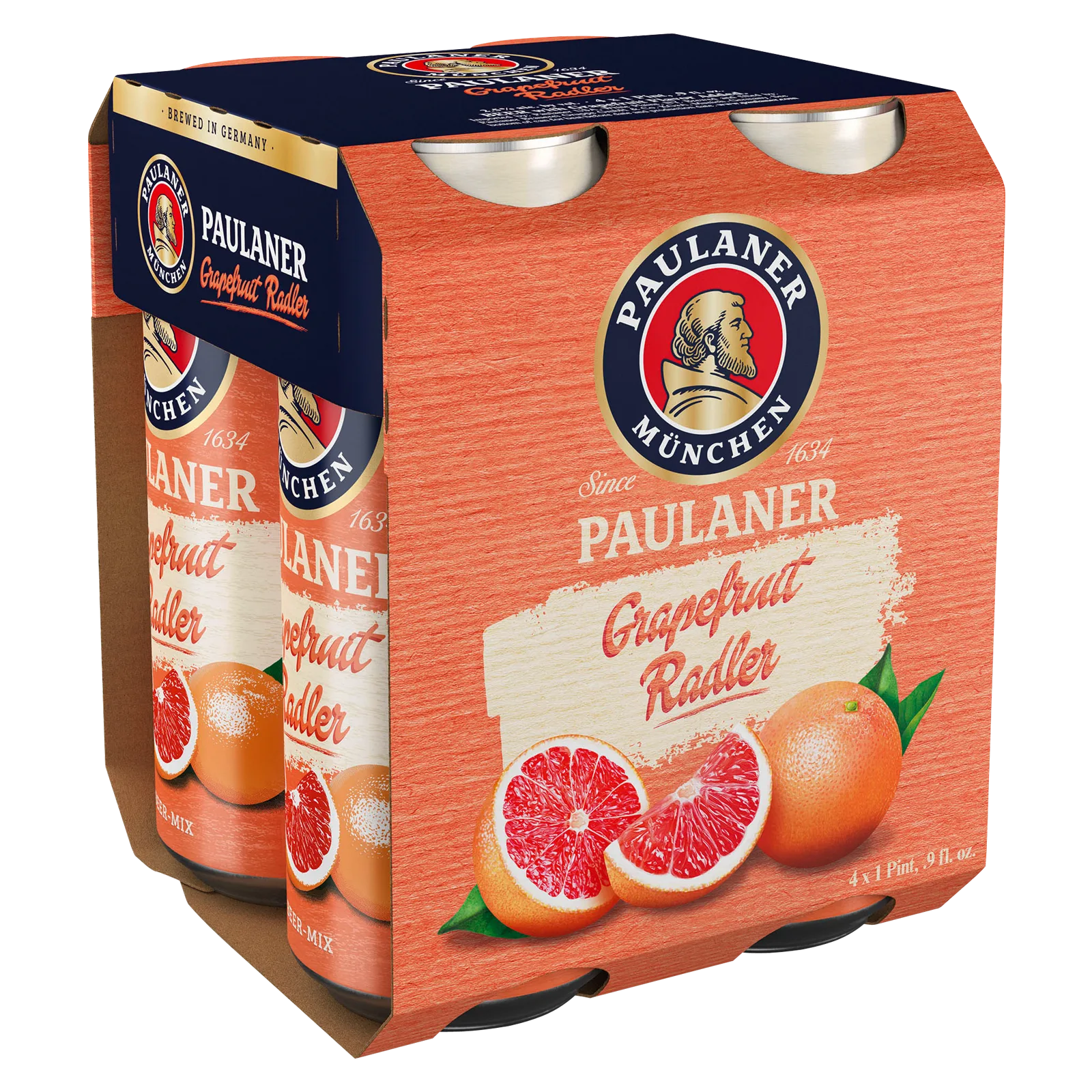 Paulaner Grapefruit Radler 4pk 16.9oz Can