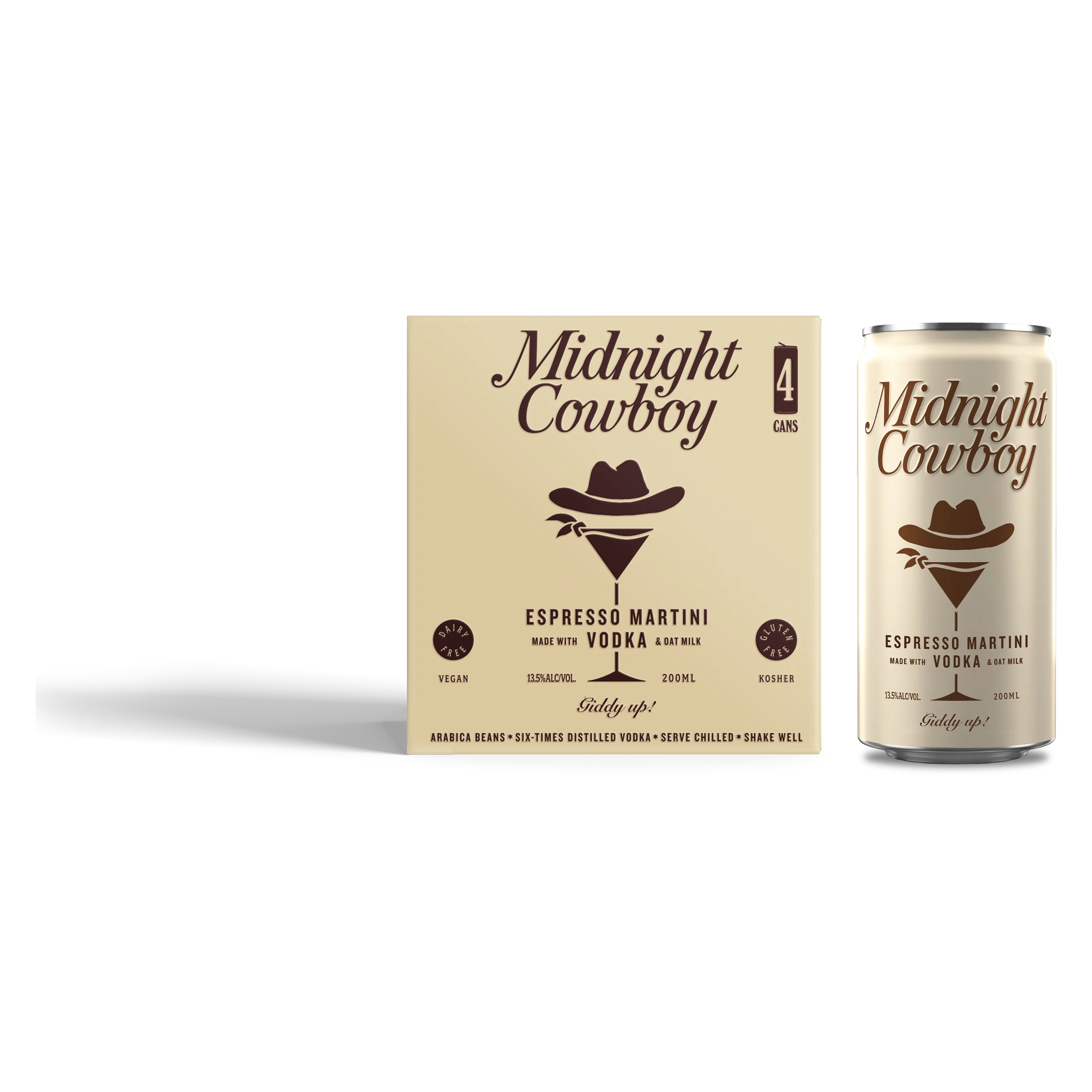Midnight Cowboy Espresso Martini 4pk 200ml Can