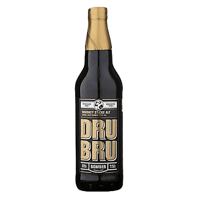 Dru Bru Whiskey Sticke Alt - Limited Release Single 22oz Btl