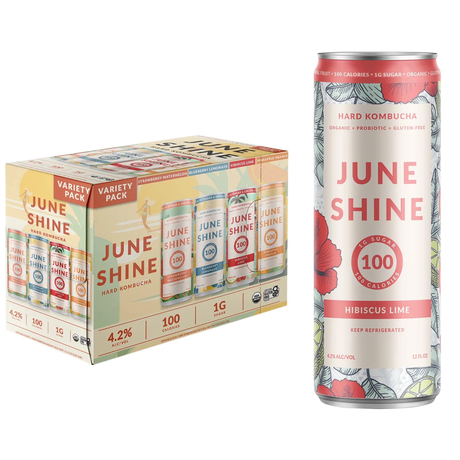 JuneShine 100 Variety 8pk 12oz Can 4.2% ABV