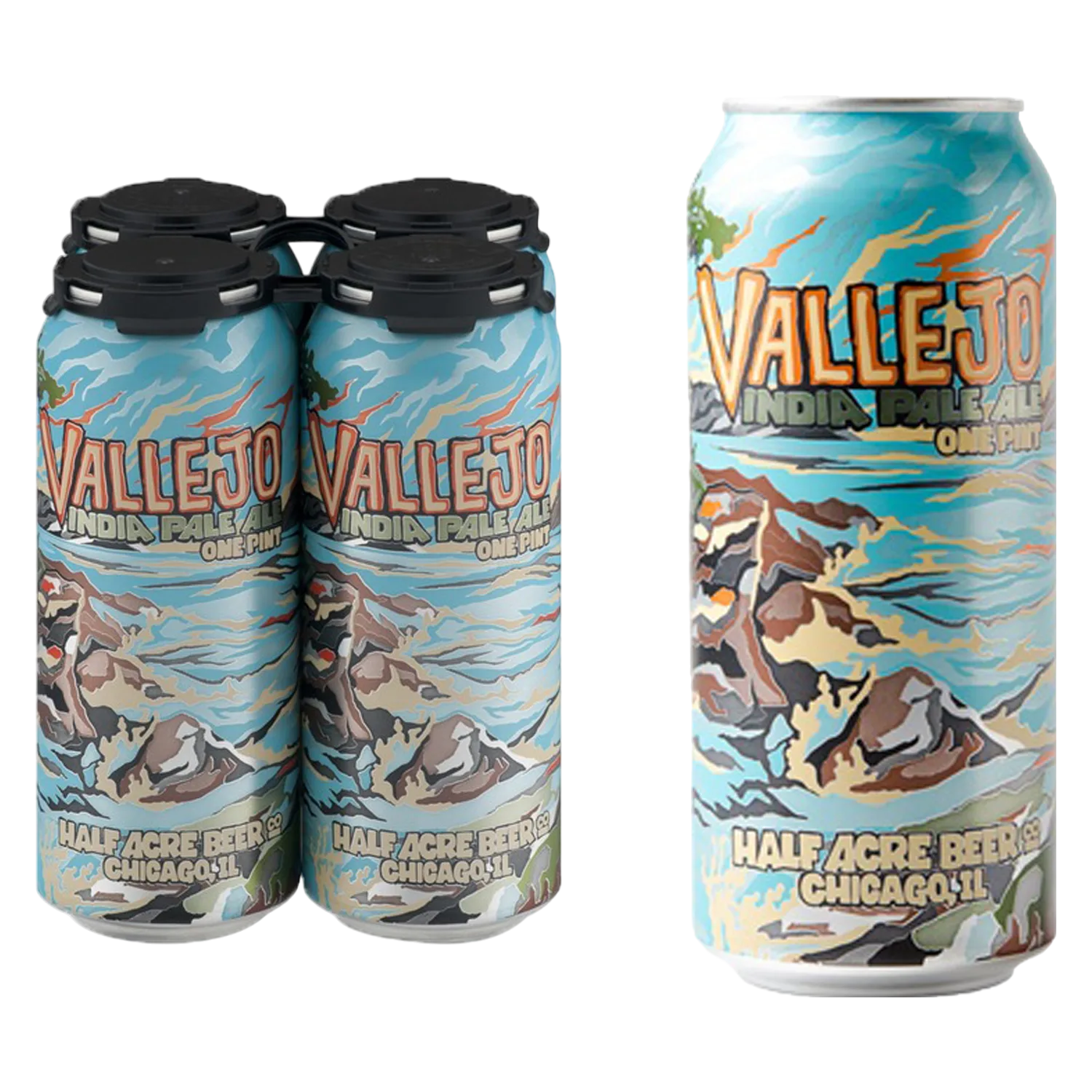 Half Acre Vallejo IPA 4 Pack Cans
