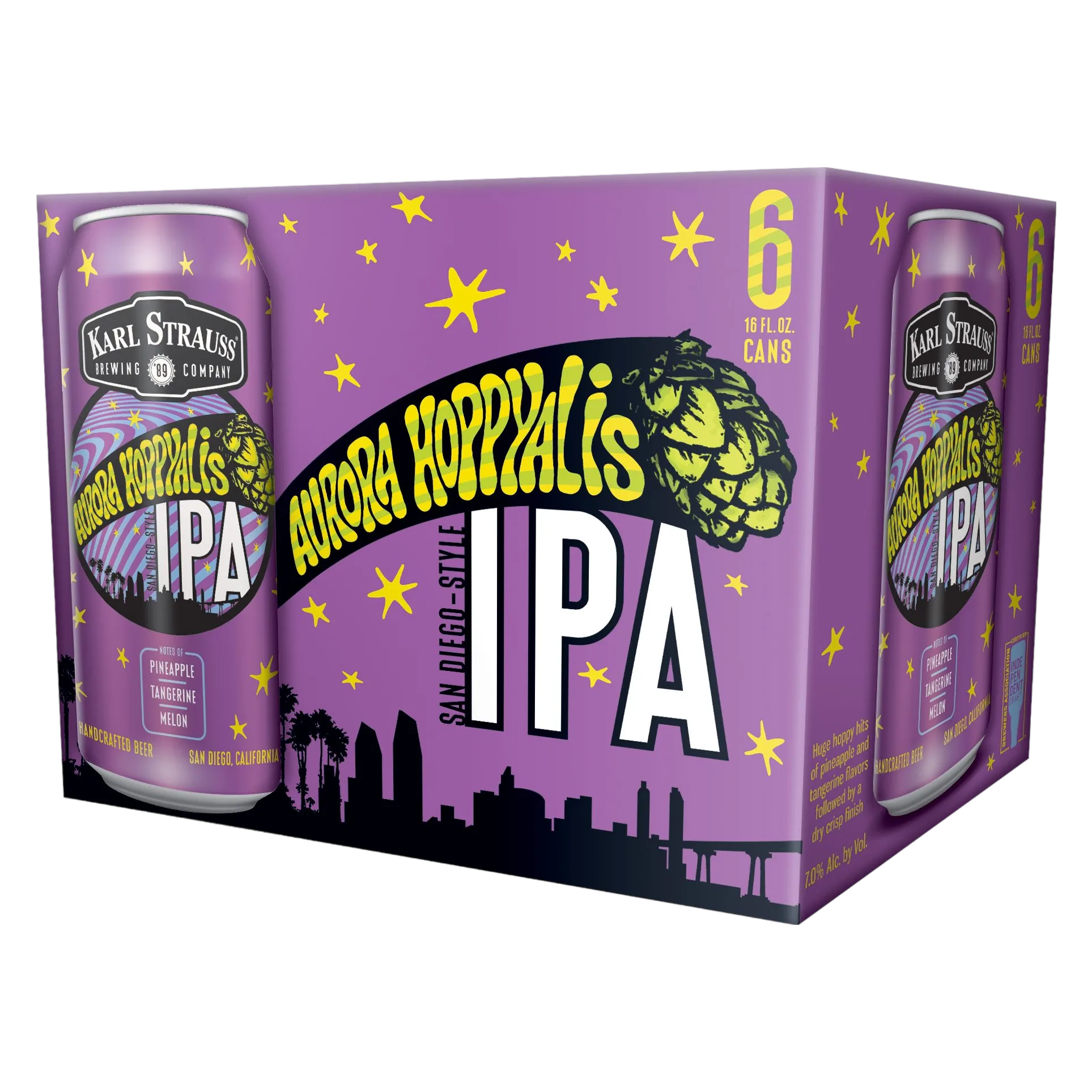 Karl Strauss Brewing Co. Aurora Hoppyalis IPA 6pk