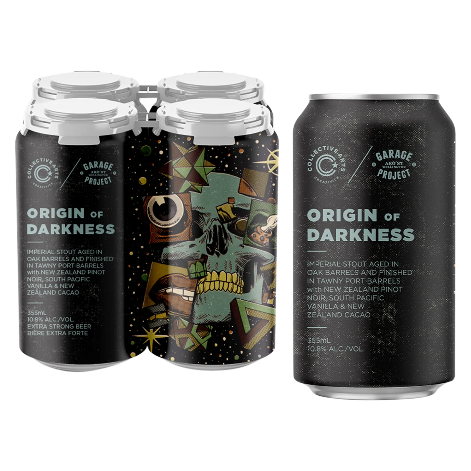 Collective Arts Origin of Darkness Garage Project Imperial Stout 4pk Can 10.8% ABV