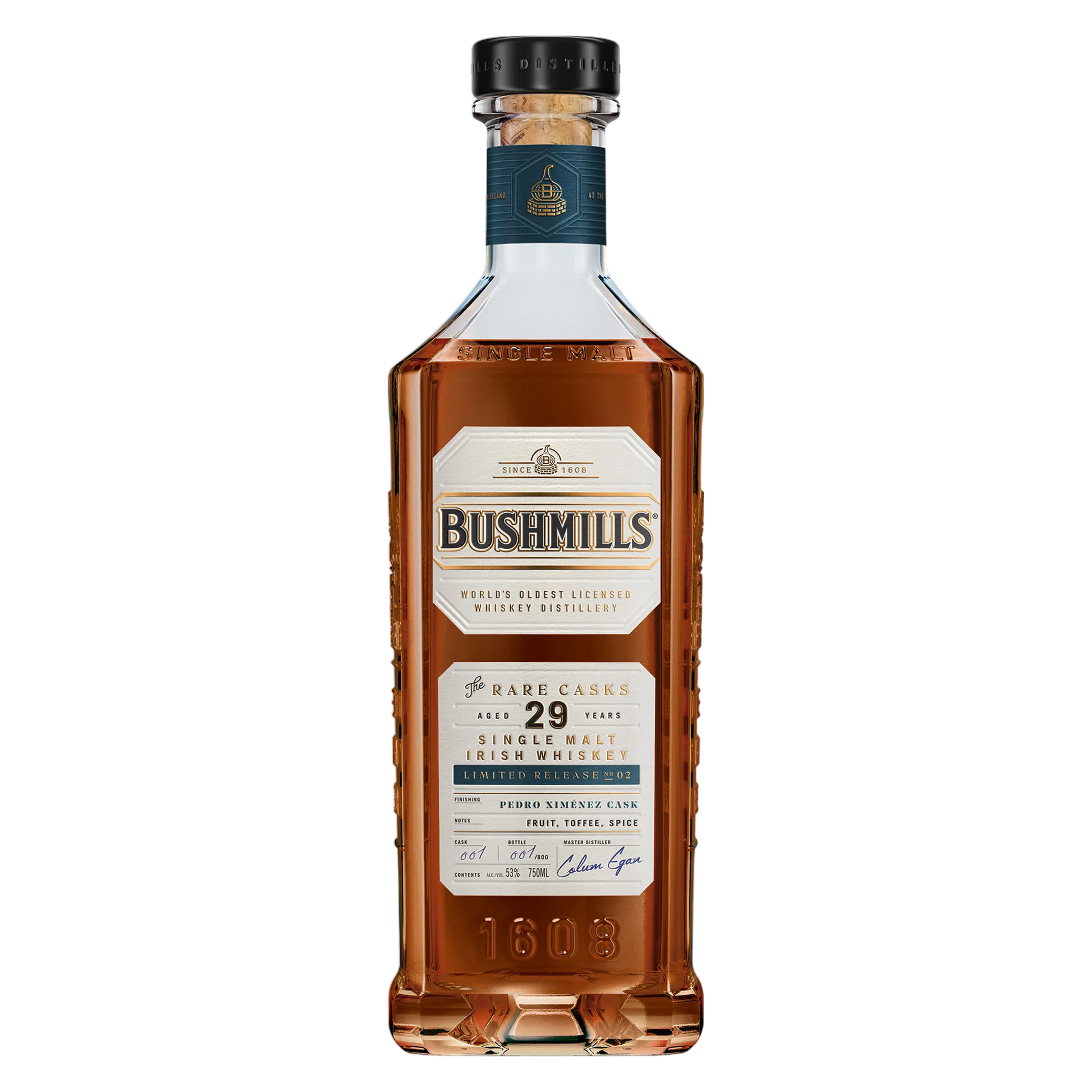 Bushmills Rare Casks 29 Year Pedro Ximénez Casks No. 02 Whiskey (103.2 Proof