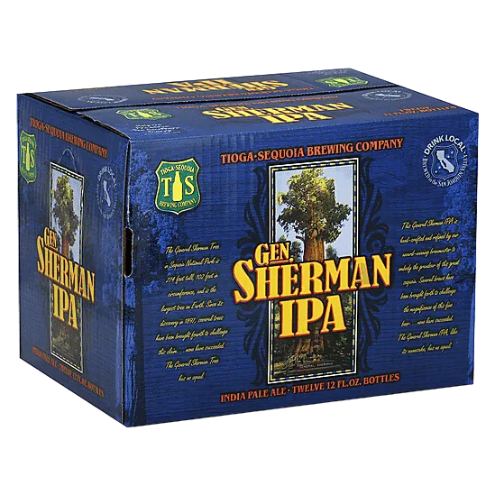 Tioga-Sequoia Brewing General Sherman IPA 12pk Btl