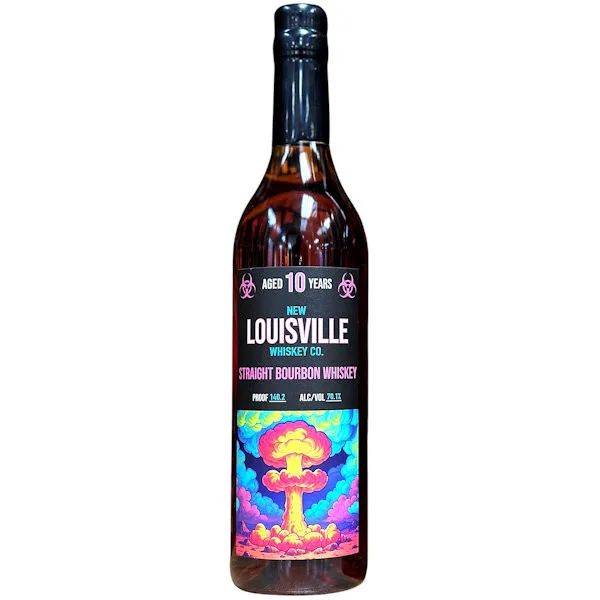 New Louisville 10 Year Old Straight Bourbon Whiskey A159 140.2 Proof 750Ml