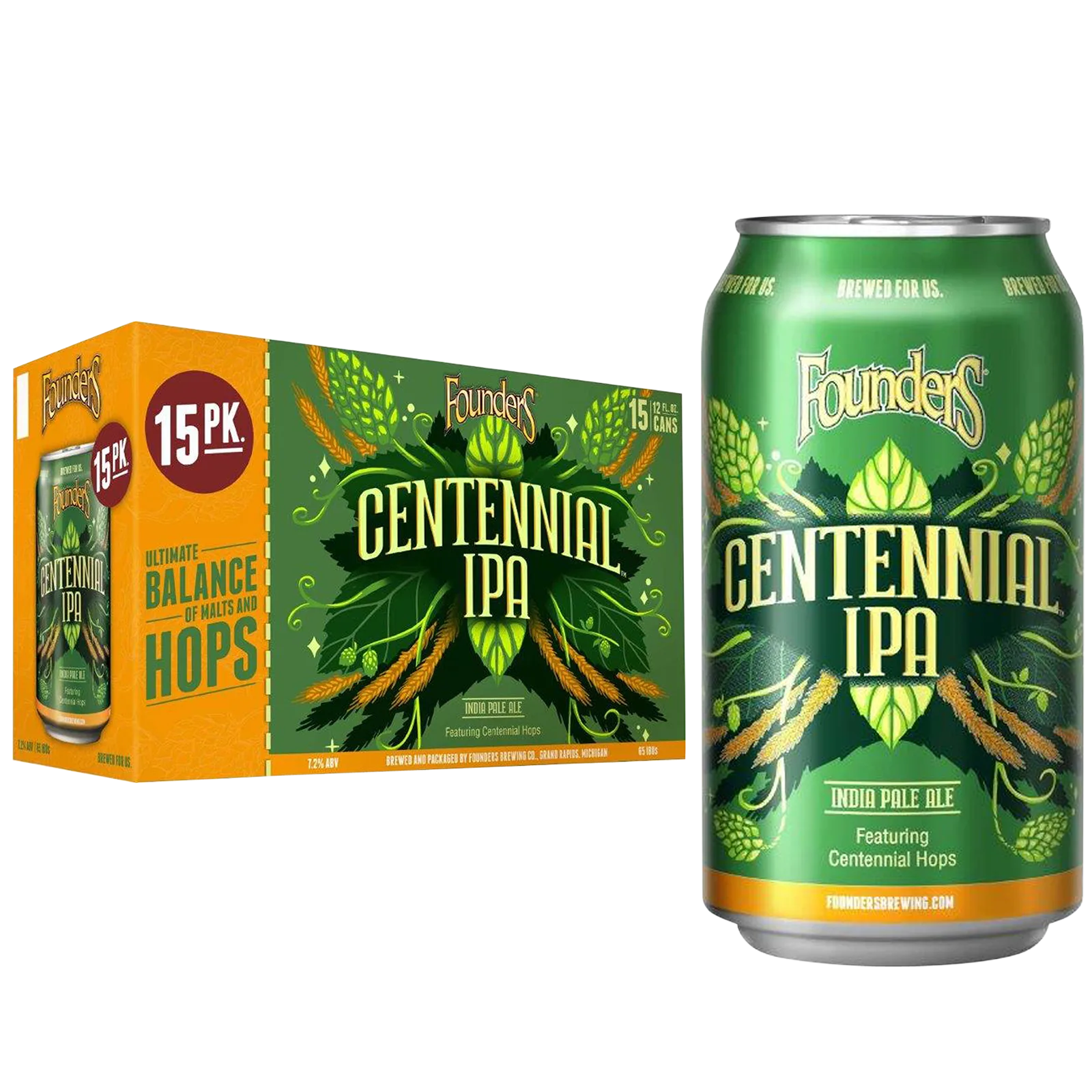 Founders Centennial IPA 15pk Cans 7.2% ABV