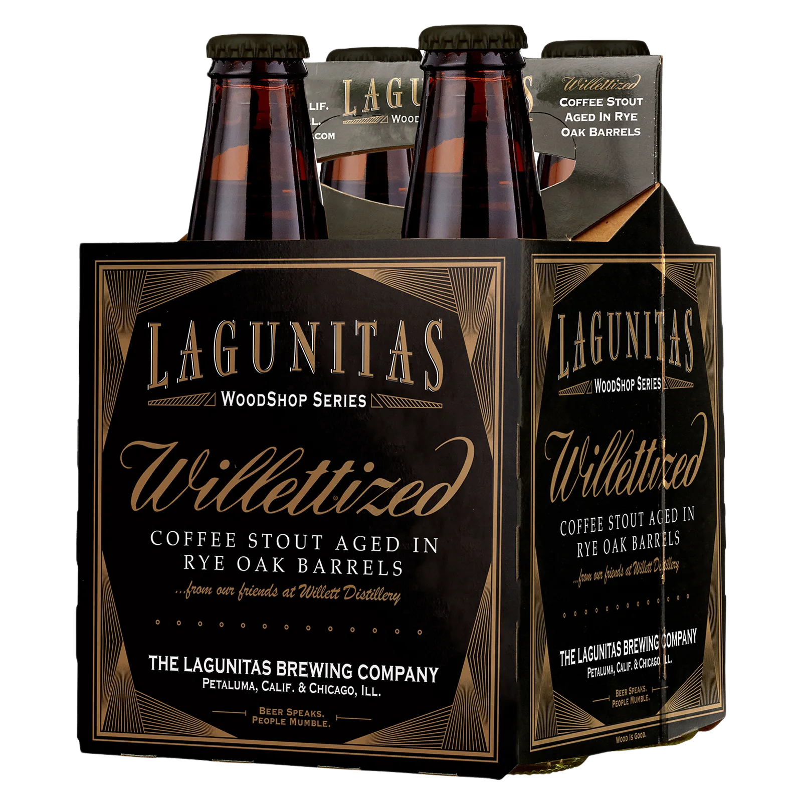 Lagunitas Brewing Wood Shop Series - Rye BA Willetized Stout 4pk Btl