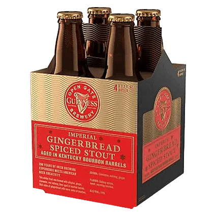 Guinness Imperial Gingerbread Spiced Stout 4pk 11.2oz Btl 11.0% ABV