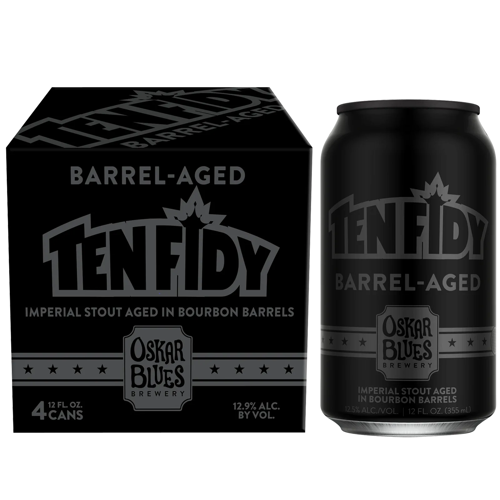 Oskar Blues Brewing Barrel-Aged Ten Fidy Stout 4pk