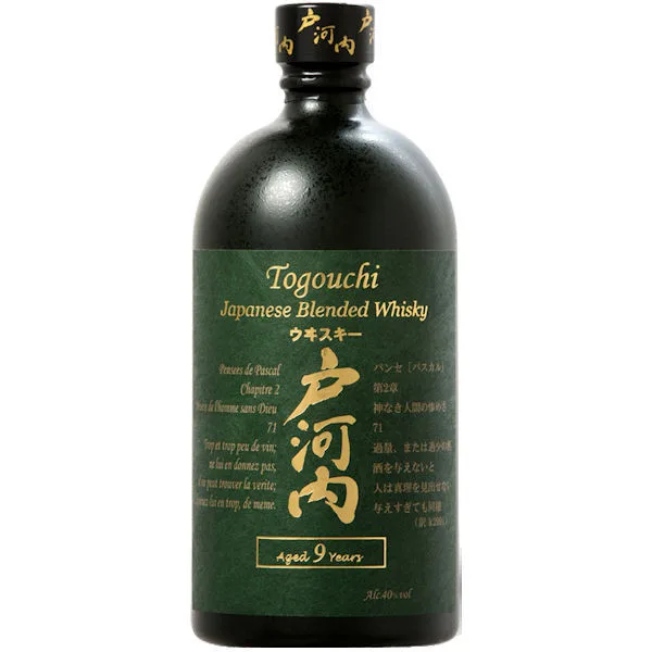 Togouchi 9 Year Old Japanese Blended Whisky 750Ml