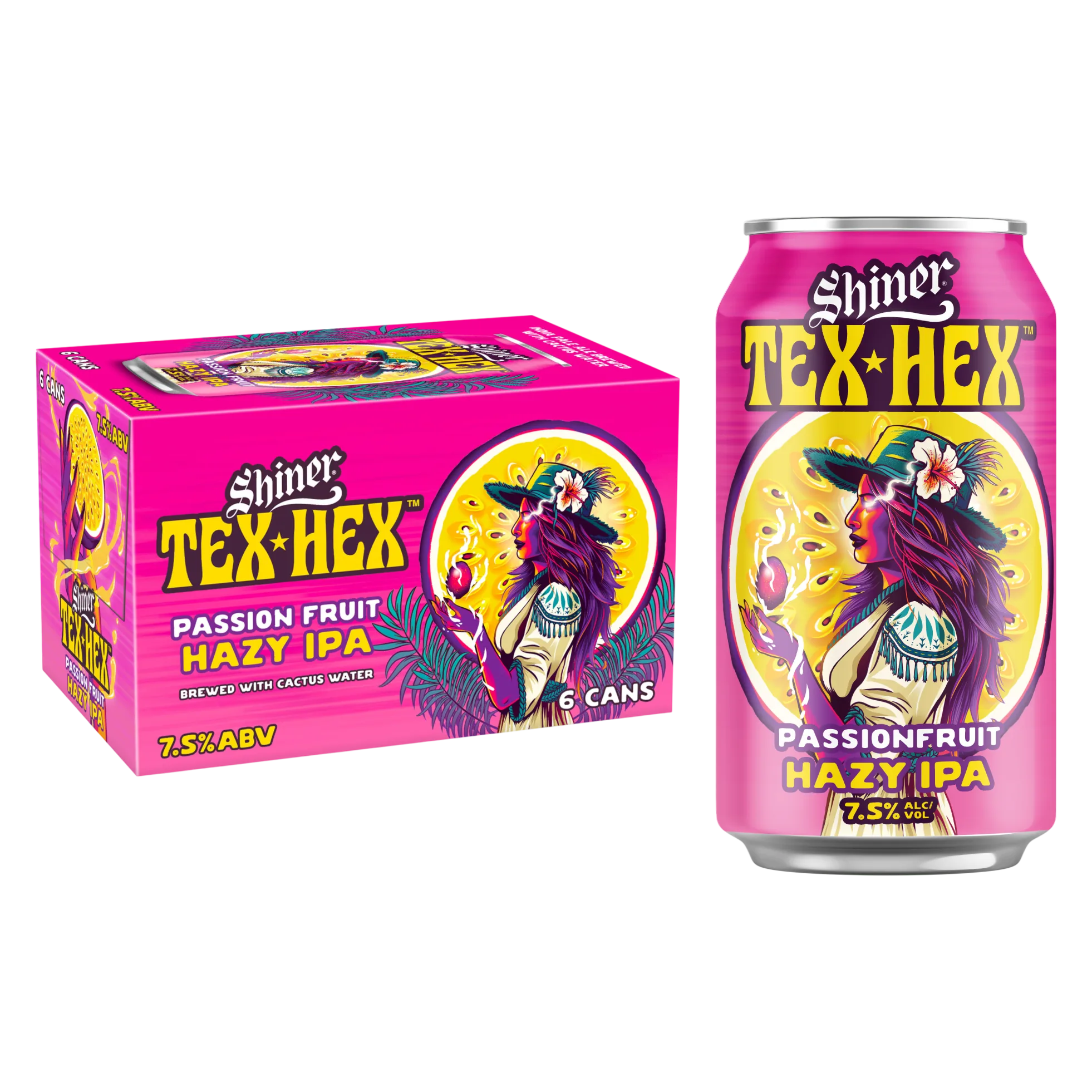 Shiner Tex Hex Passionfruit Hazy IPA 6PKC