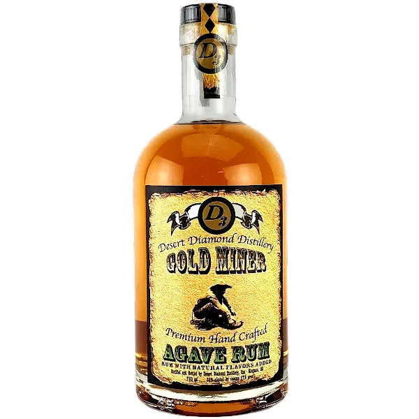 Desert Diamond Gold Miner Agave Rum 750Ml